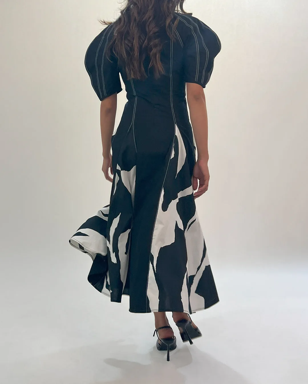 Stream Godet Dress