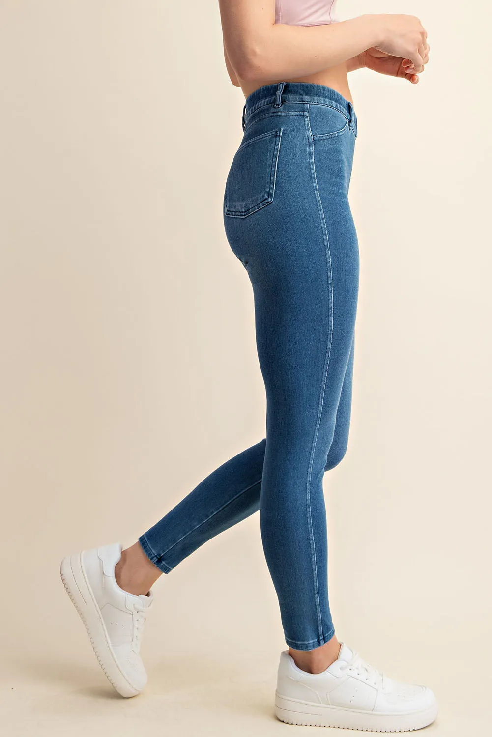 Stretch Denim Leggings