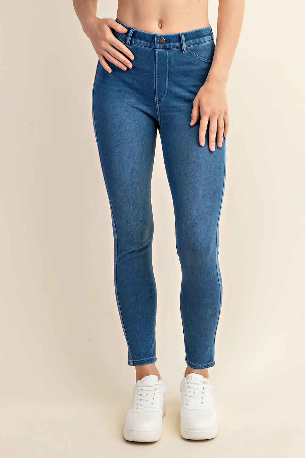 Stretch Denim Leggings