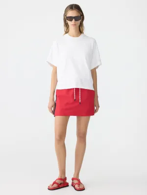 Stretch Twill Mini Skirt