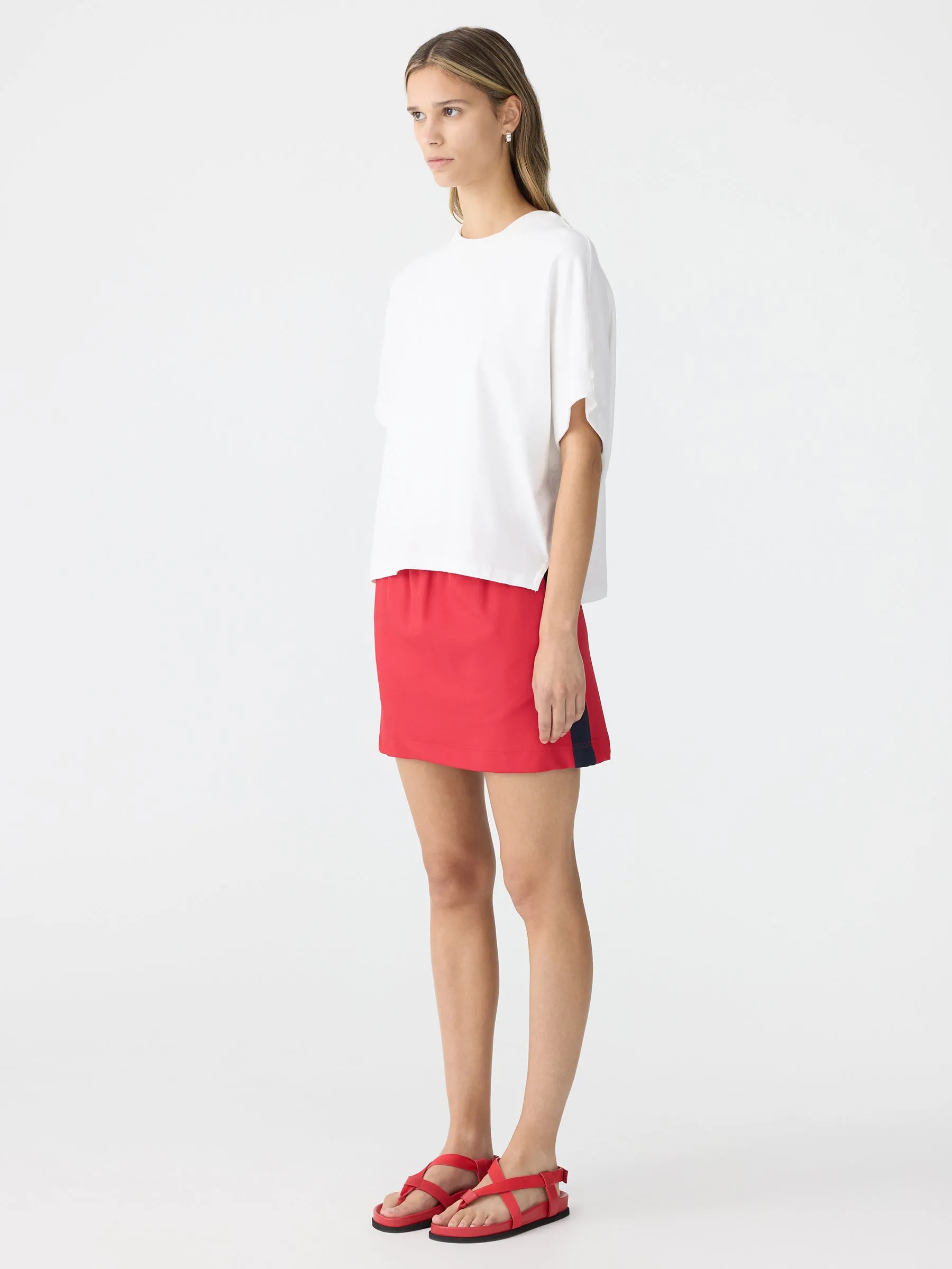 Stretch Twill Mini Skirt