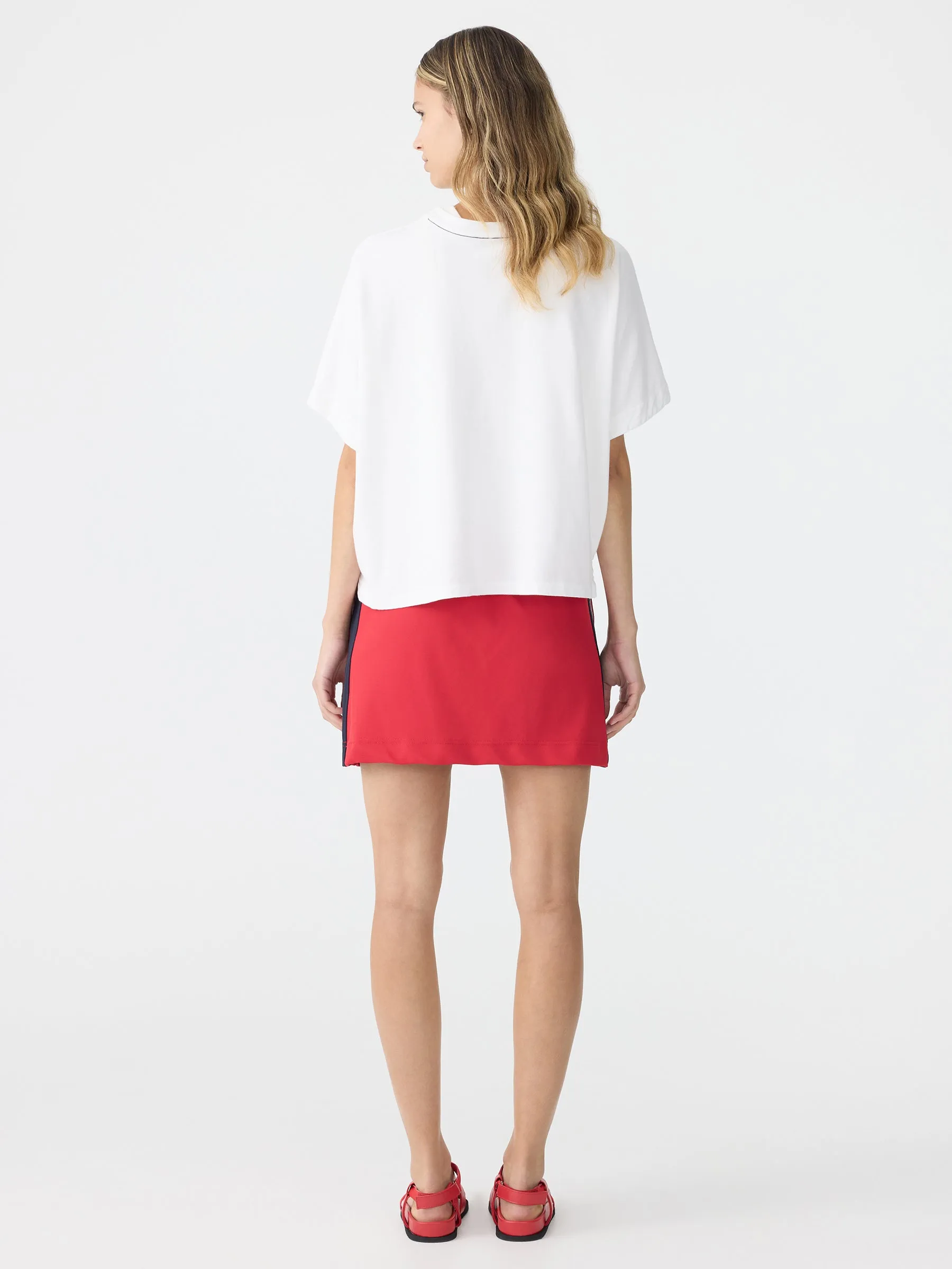 Stretch Twill Mini Skirt