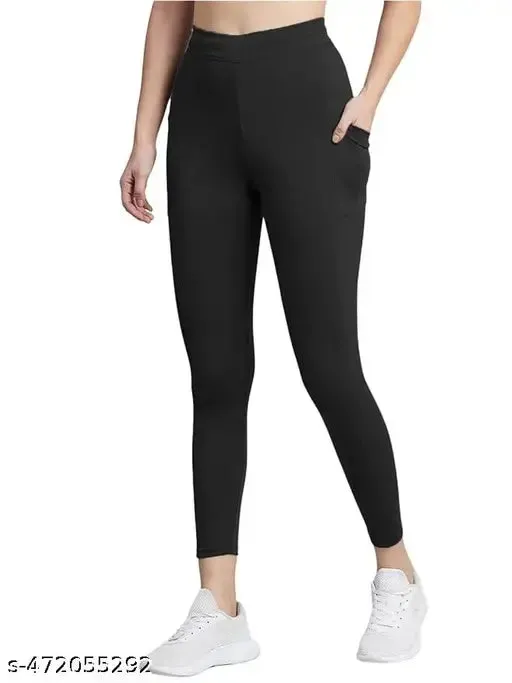 Stretchable Tights/High waist Sports Fitness Yoga Track Pants for Women & Girls