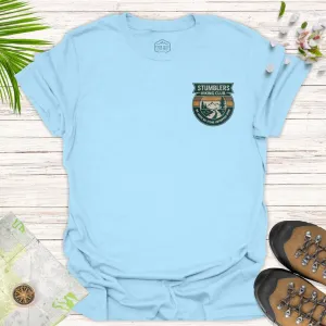 Stumblers Hiking Club Badge Unisex T-Shirt