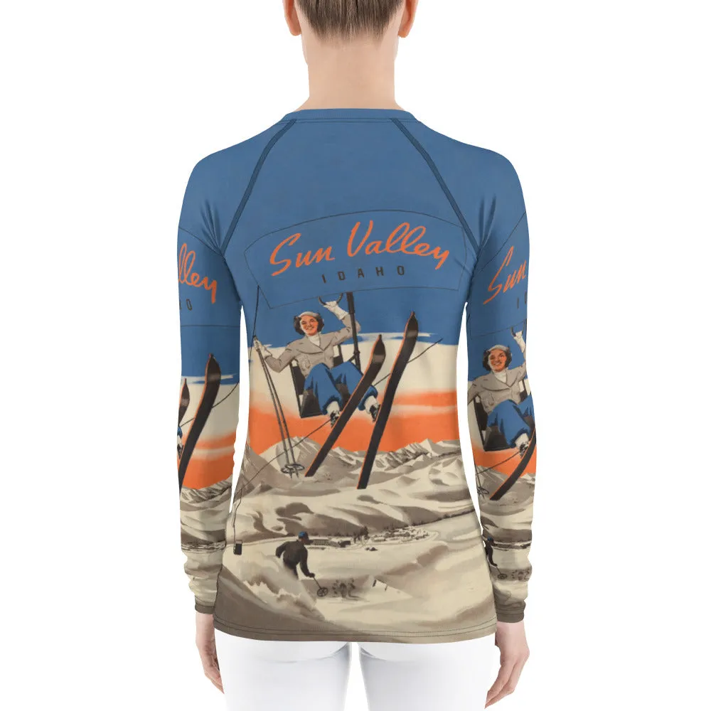 Sun Valley Skier Long Sleeve Top