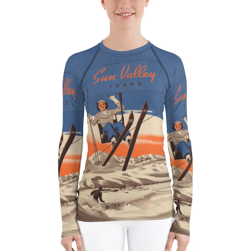 Sun Valley Skier Long Sleeve Top