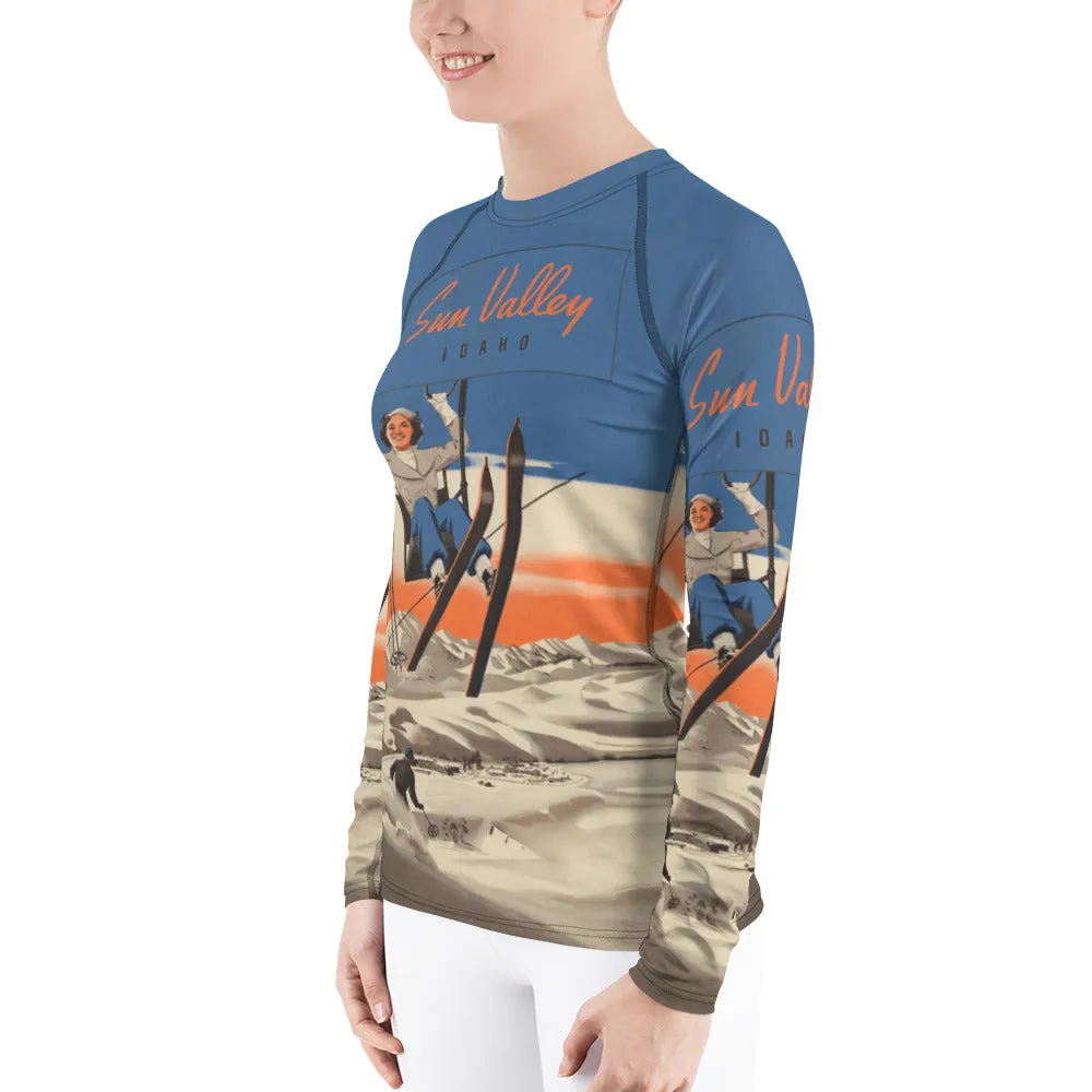Sun Valley Skier Long Sleeve Top