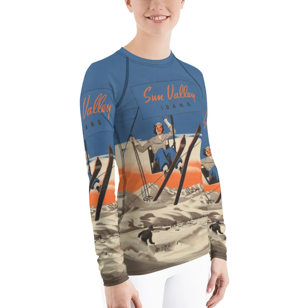 Sun Valley Skier Long Sleeve Top