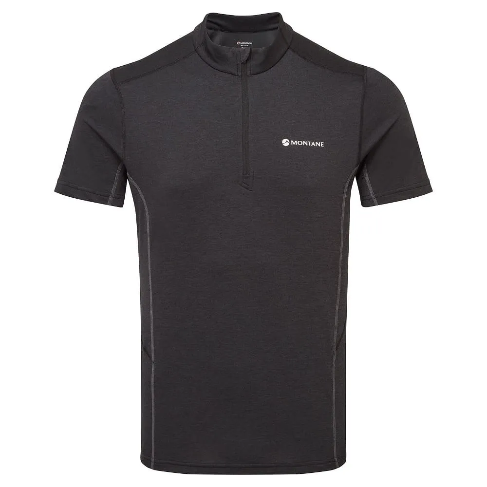 男裝短袖拉鍊快乾T恤 Men's Dart Zip T-Shirt