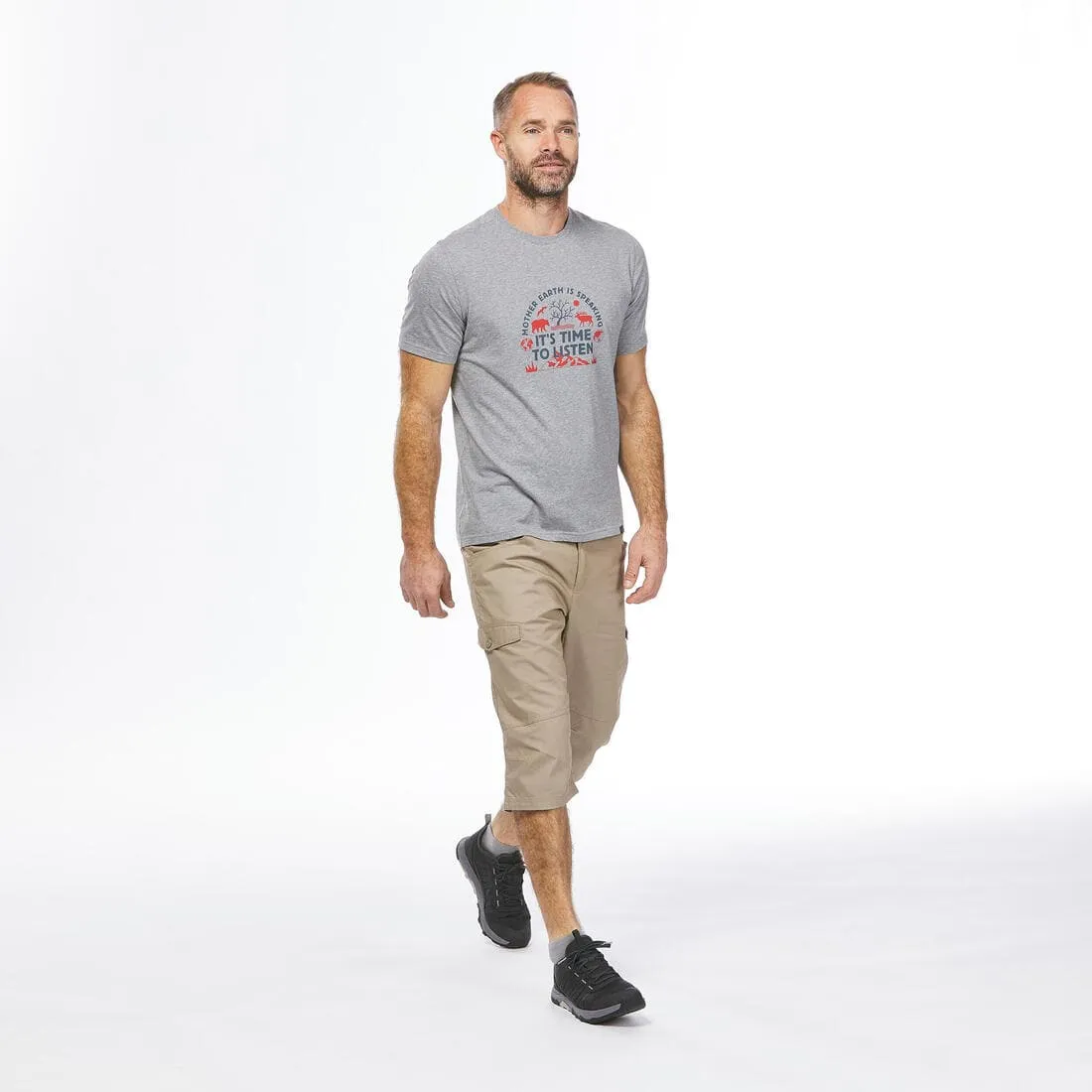 T-Shirt manches courtes Randonnée Homme TechTIL 100