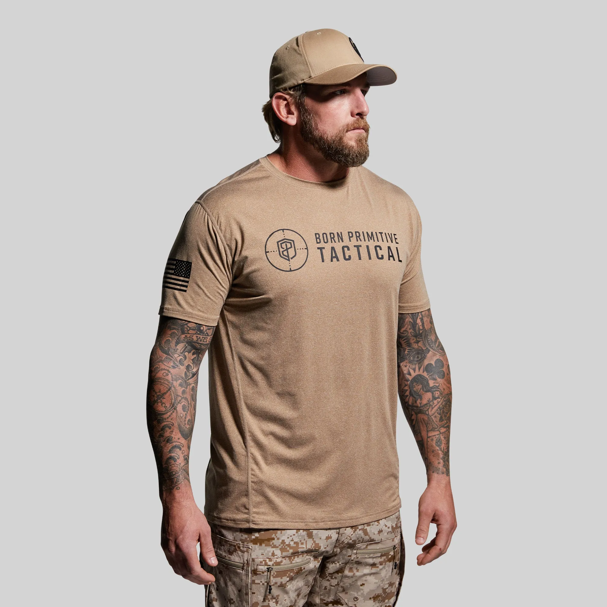 Tactical Brand Range Shirt Flag (Brown)