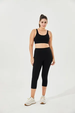 Tangs Display - High-Waist Buttery Soft Tummy Control 7/8 Ardor Camel-Toe Proof Everyday Leggings With Inner Pocket