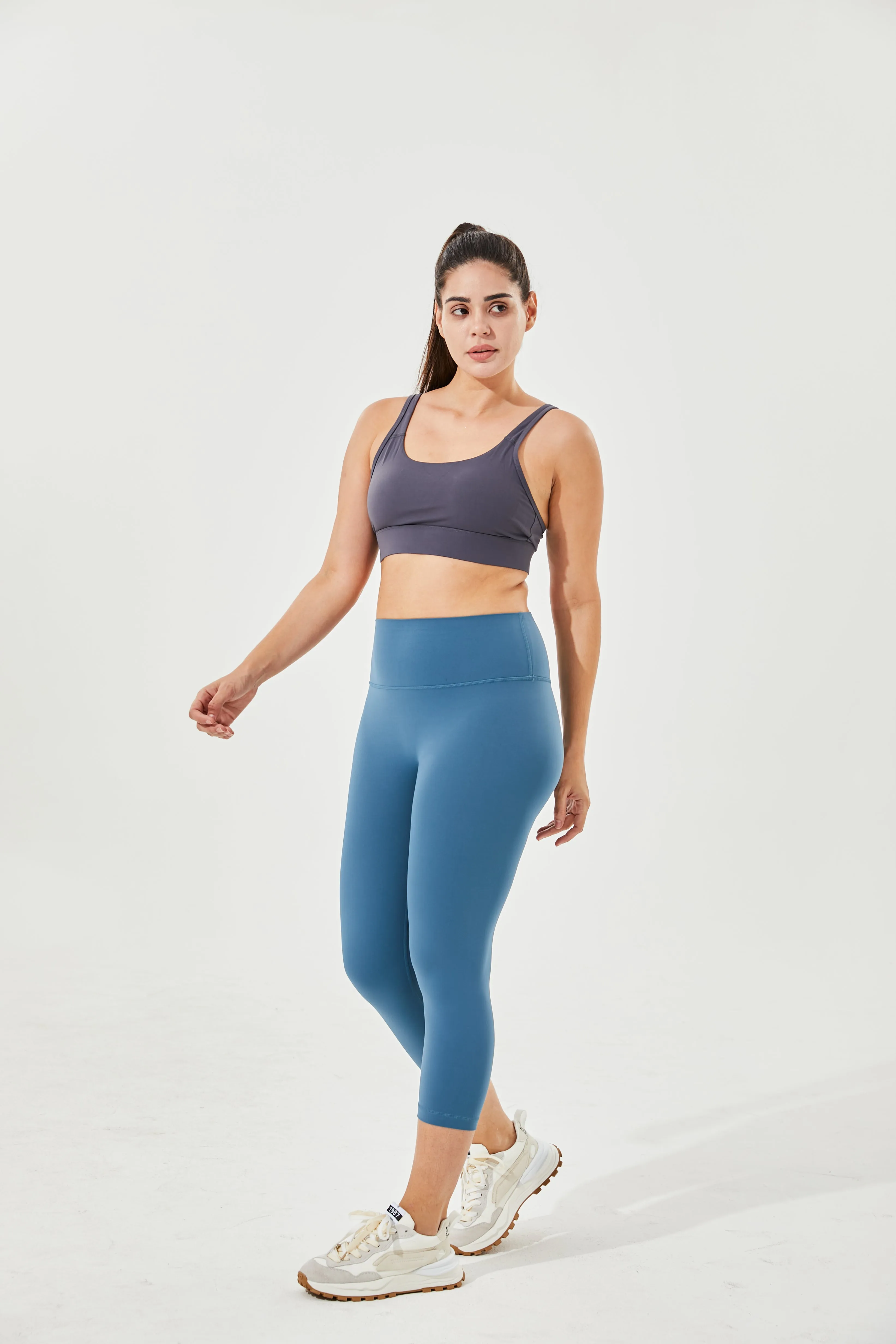 Tangs Display - High-Waist Buttery Soft Tummy Control 7/8 Ardor Camel-Toe Proof Everyday Leggings With Inner Pocket