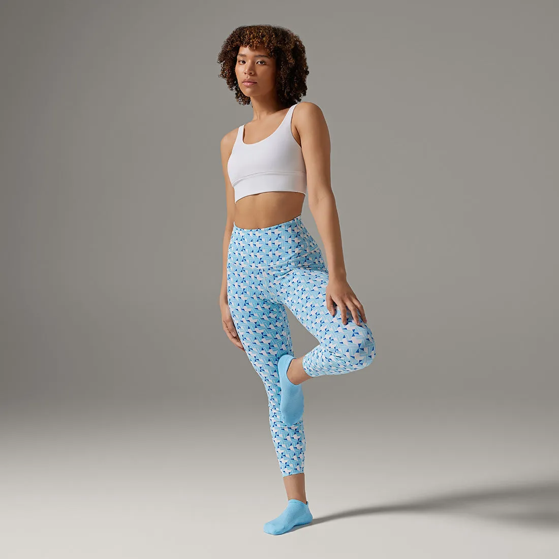 TAVI High Waisted 7/8 Tight - Geo Sail