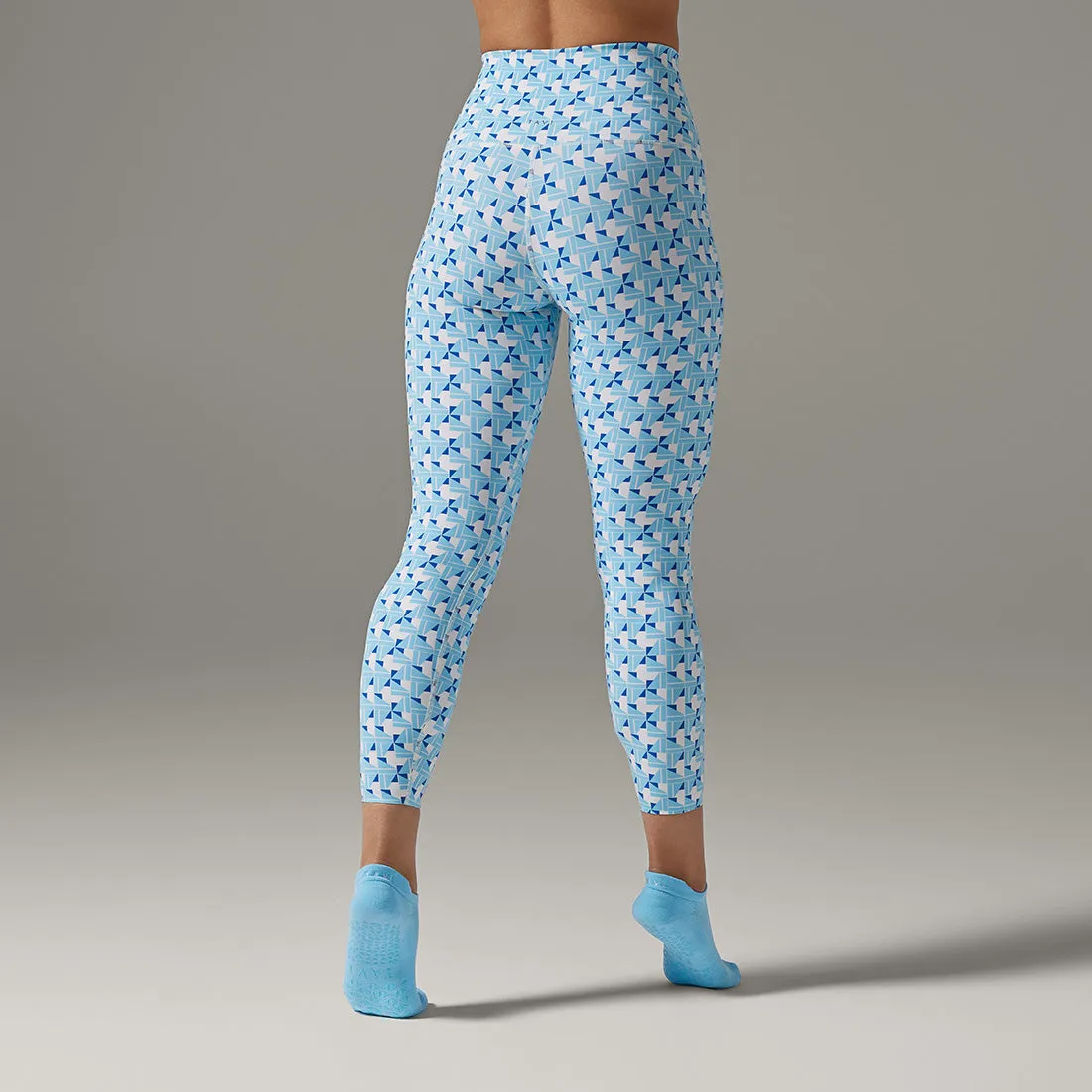 TAVI High Waisted 7/8 Tight - Geo Sail