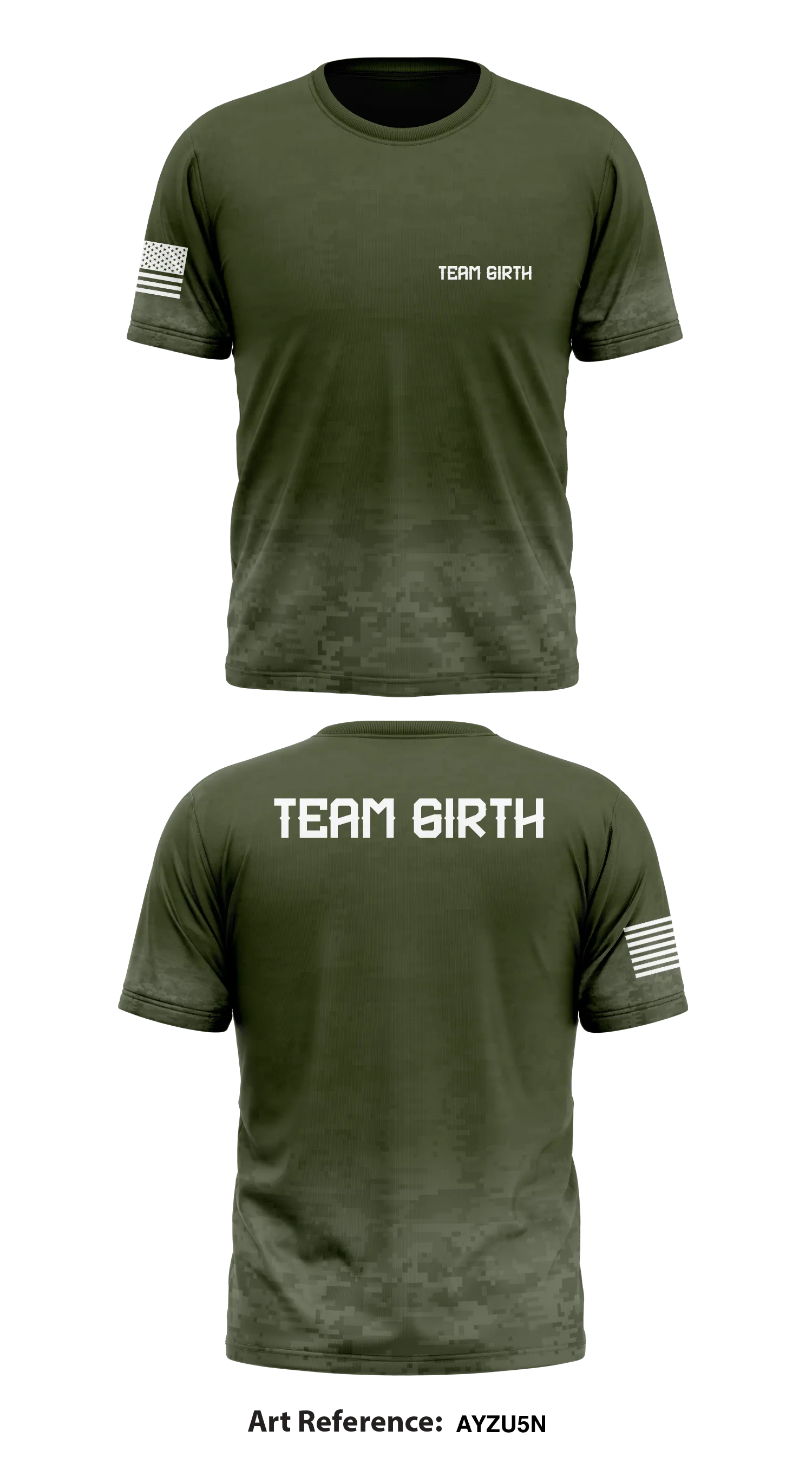 Team Girth Store 1 Core Men's SS Performance Tee - aYzU5N