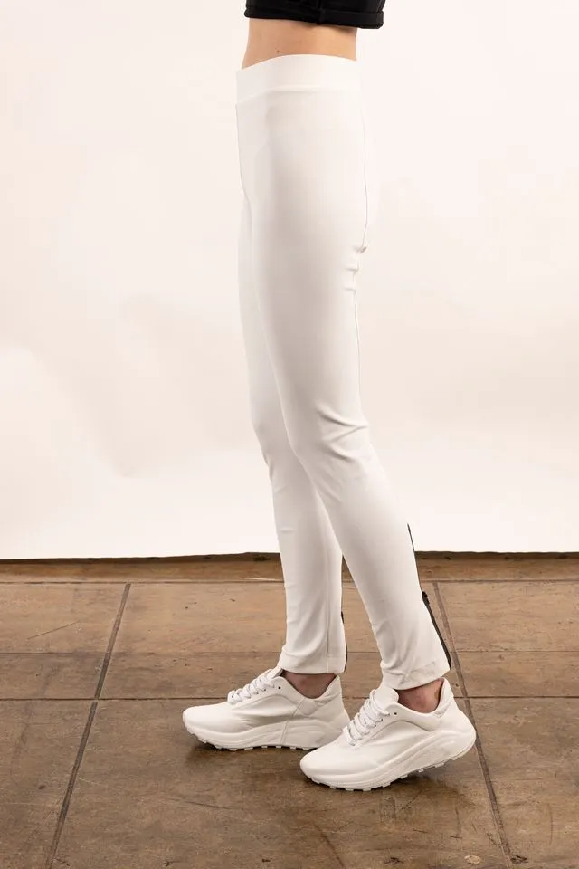 Tech Stretch Slim Legging with Aqua-guard Zip Trim - YUTA CORE