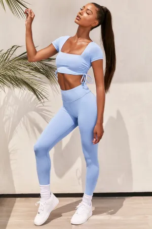 Tether Short-Sleeved Trousers Fitness Yoga Suit trendy