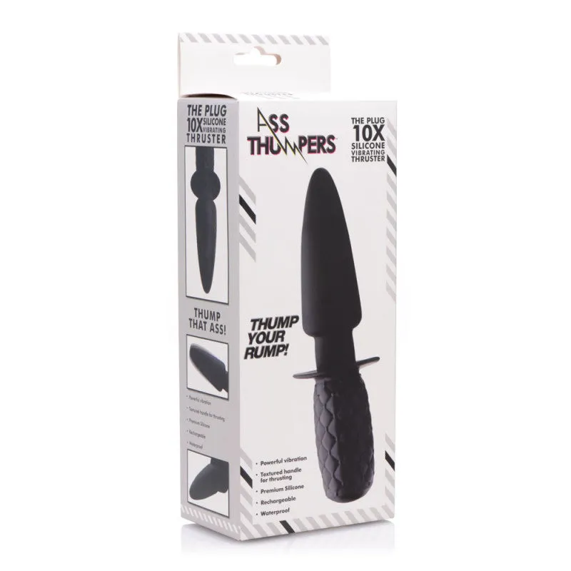 The Plug 10x Silicone Vibrating Thruster