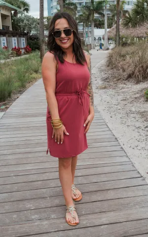 The Sophia Mauve Sky Everyday Tank Dress by Salty Wave **DEAL-FINAL SALE