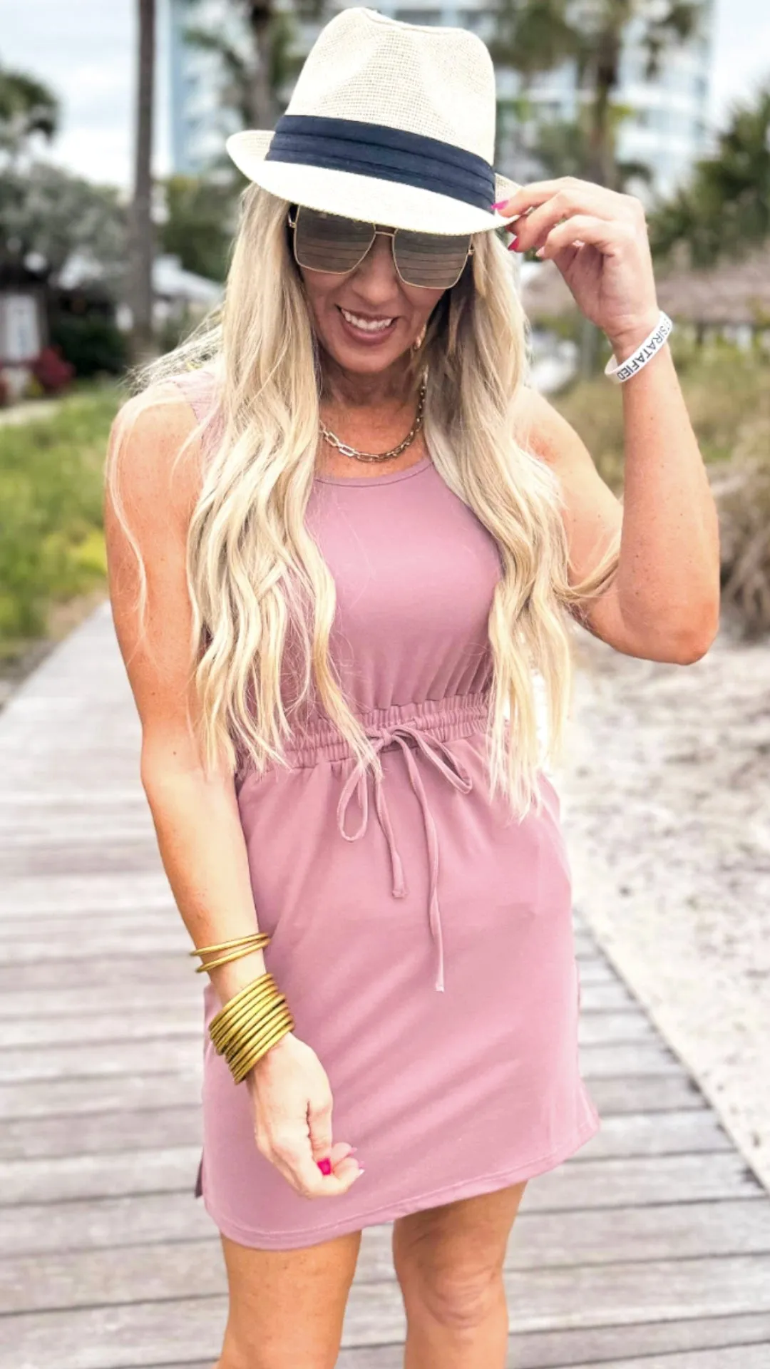 The Sophia Smoke Red Everyday Tank Dress by Salty Wave**DEAL-FINAL SALE