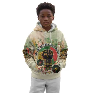 They Want Our Rhythm Not Our Blues Kid Hoodie Afro Pride Music DT03