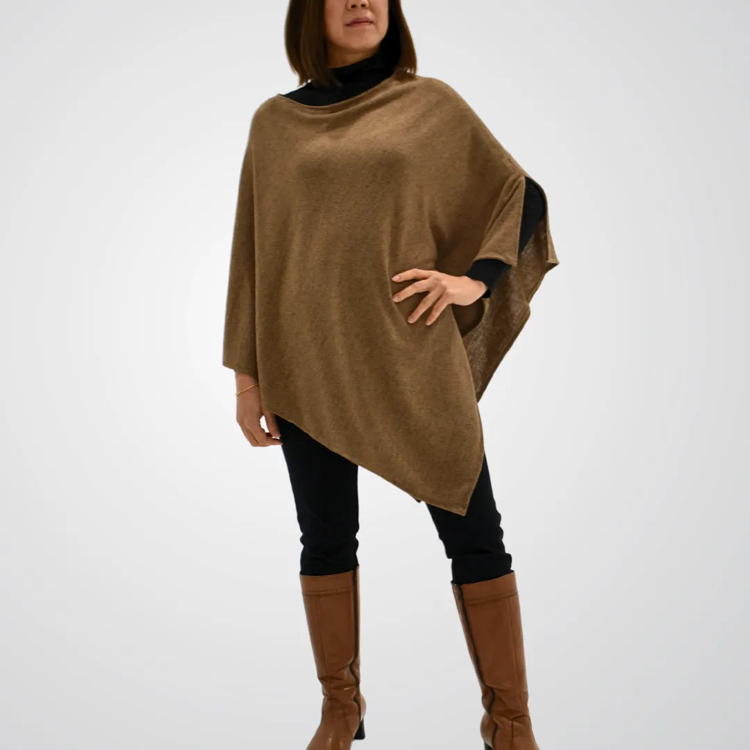 THSP1057: Brown: Pearl Poncho