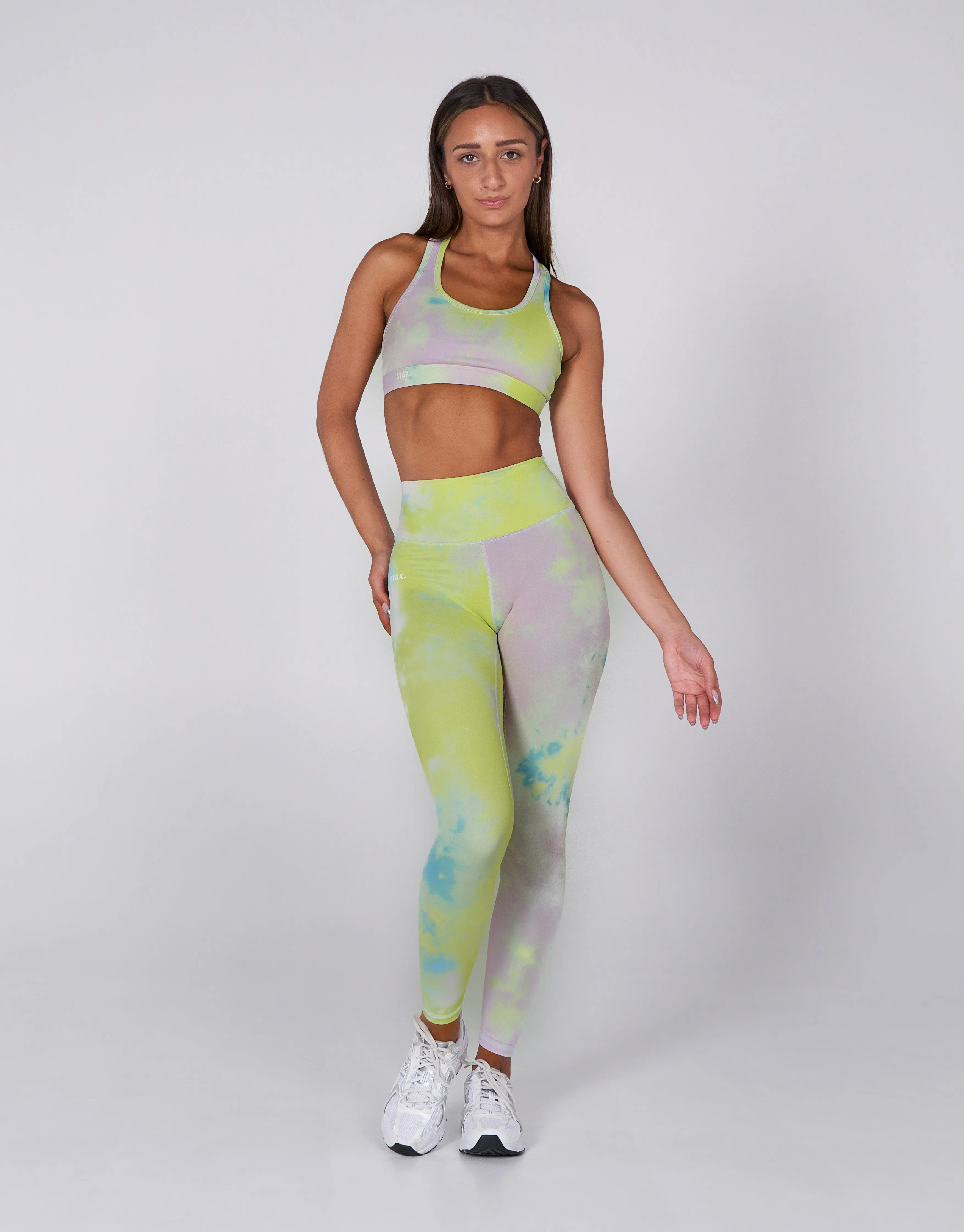 Tie Dye Full Length Tights - Splash
