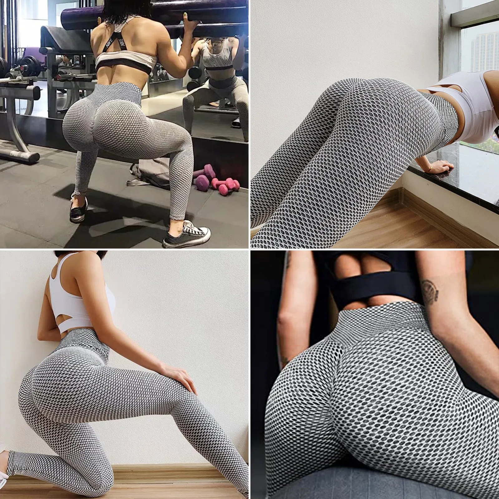 TIK Tok Leggings Women Butt Lifting Workout Tights Plus Size