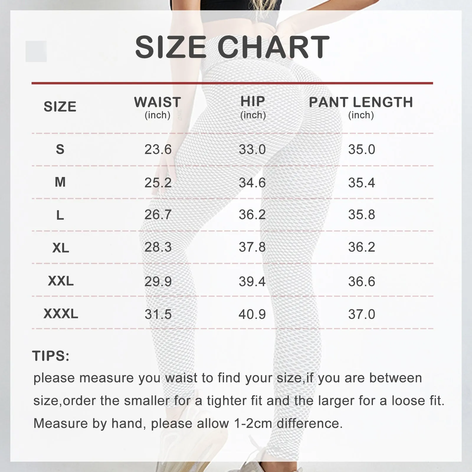 TIK Tok Leggings Women Butt Lifting Workout Tights Plus Size