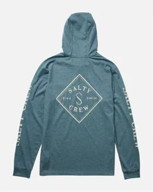 Tippet Pocket Hood Tech Tee - Slate