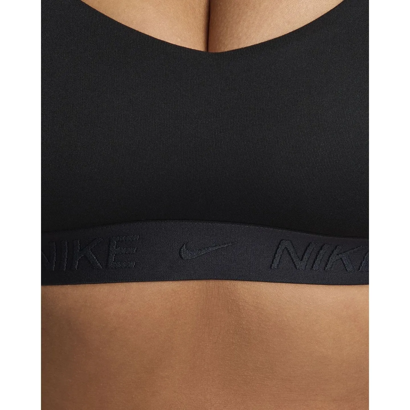 TOP NIKE AIR INDY WOMAN BRA DRI-FIT FITNESS WOD NERO