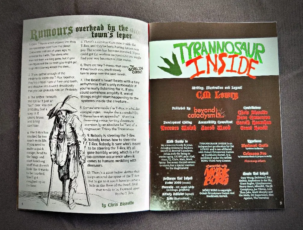 Tyrannosaur Inside