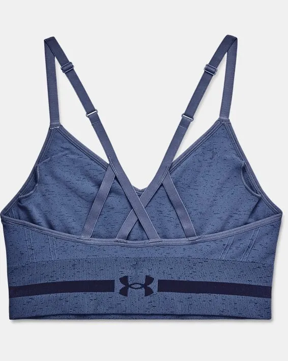 Under Armour Women's UA Seamless Low Long Heather Sports Bra