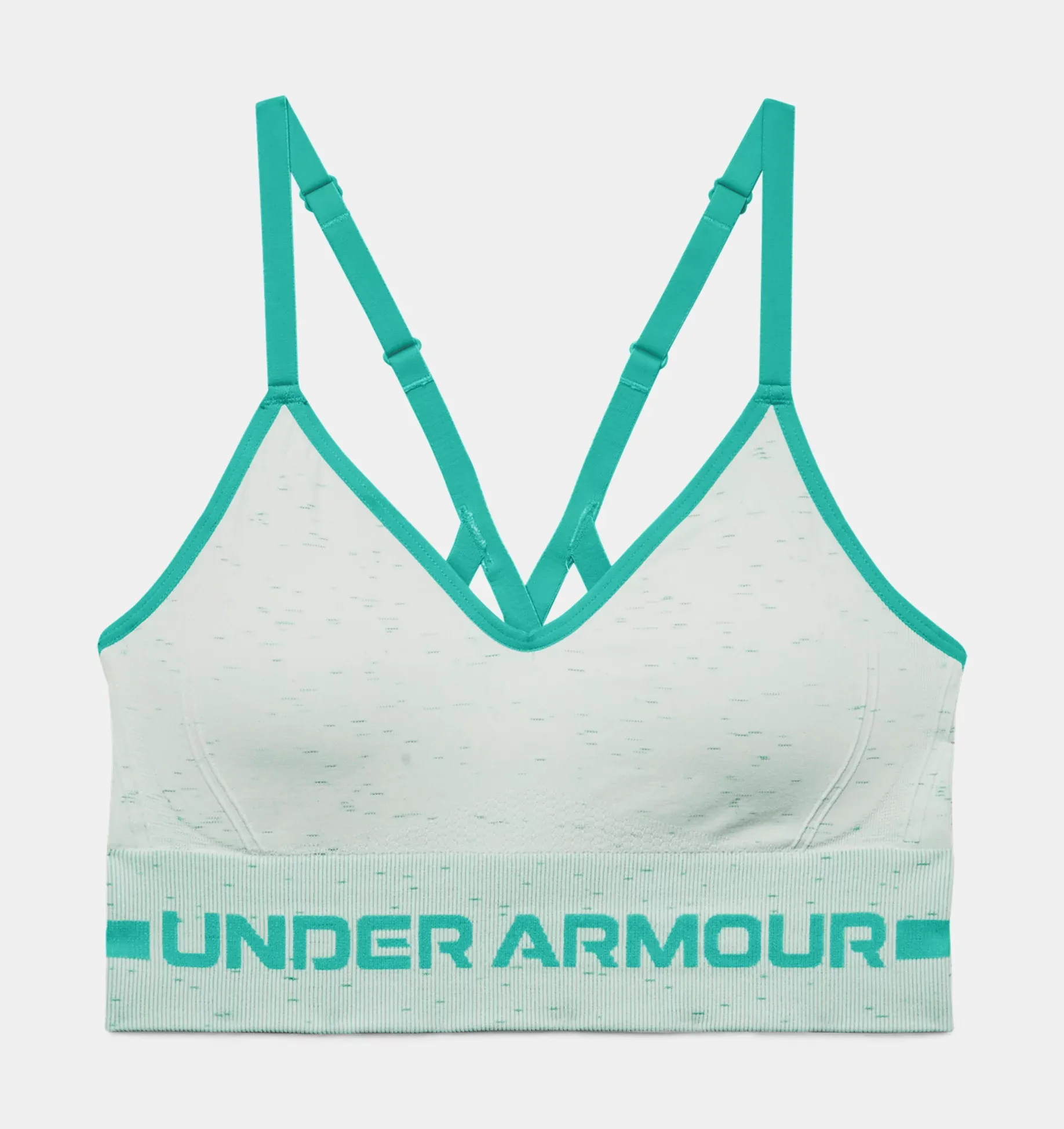 Under Armour Women's UA Seamless Low Long Heather Sports Bra