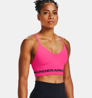 Under Armour Women's UA Seamless Low Long Heather Sports Bra