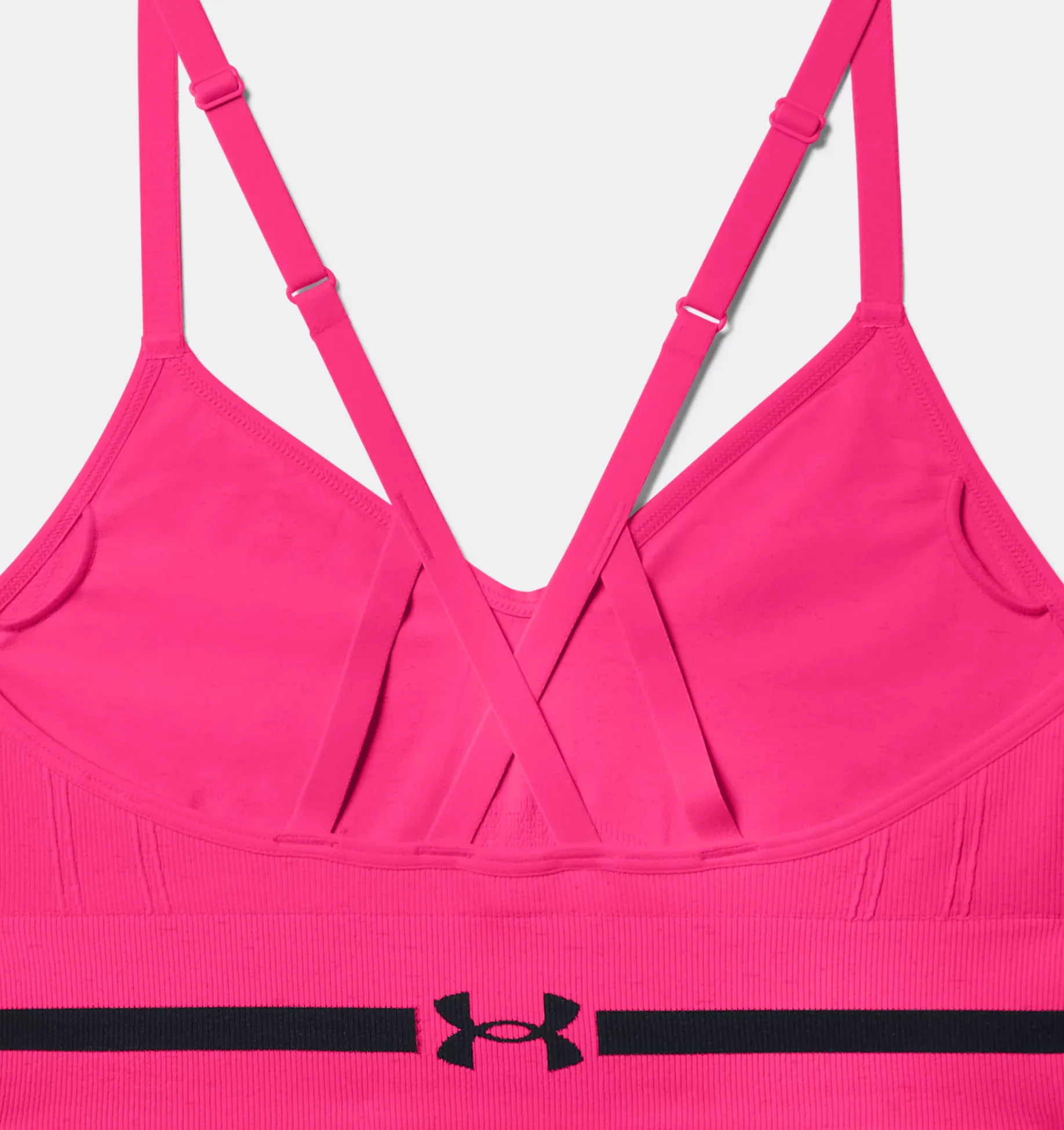 Under Armour Women's UA Seamless Low Long Heather Sports Bra