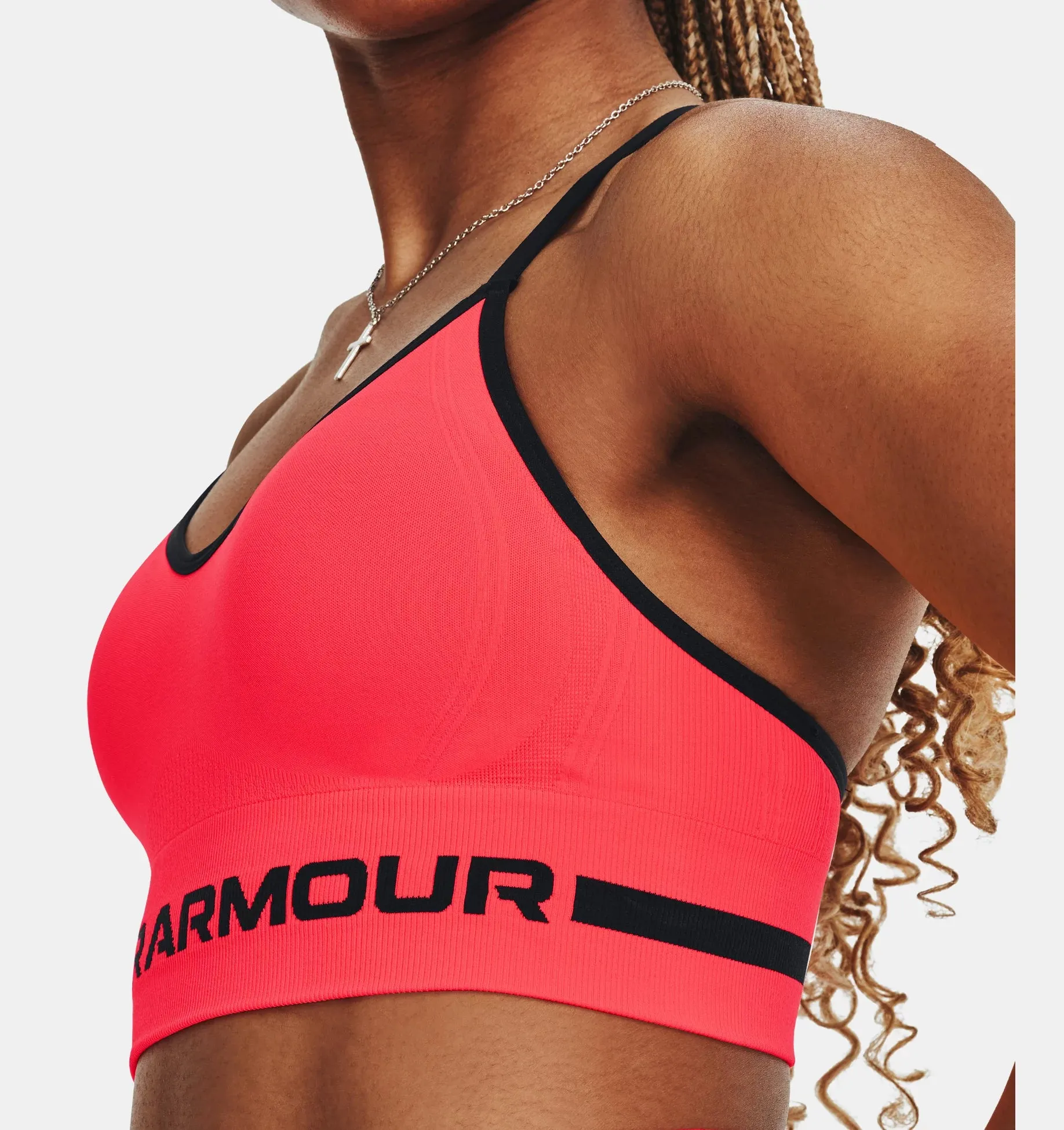 Under Armour Women's UA Seamless Low Long Sports Bra