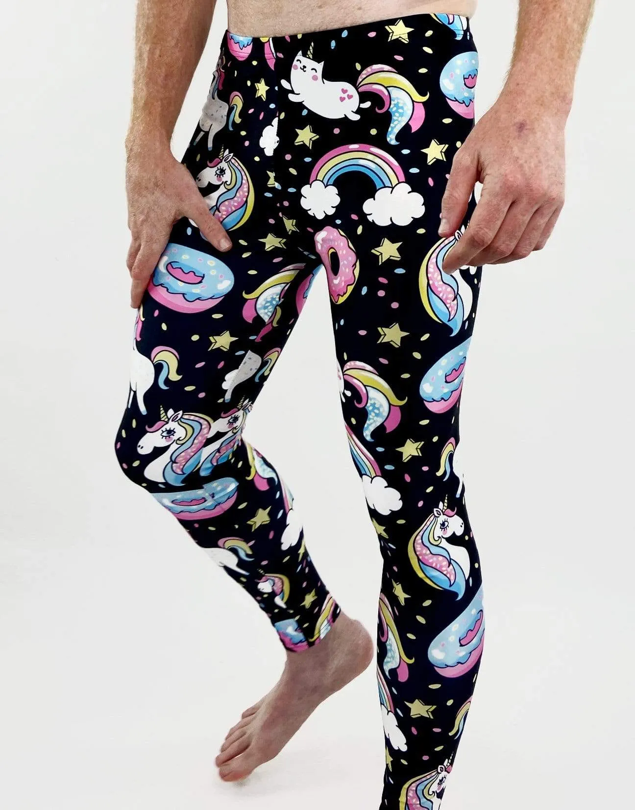 Unicorn Night Party Unisex Leggings