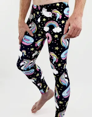 Unicorn Night Party Unisex Leggings