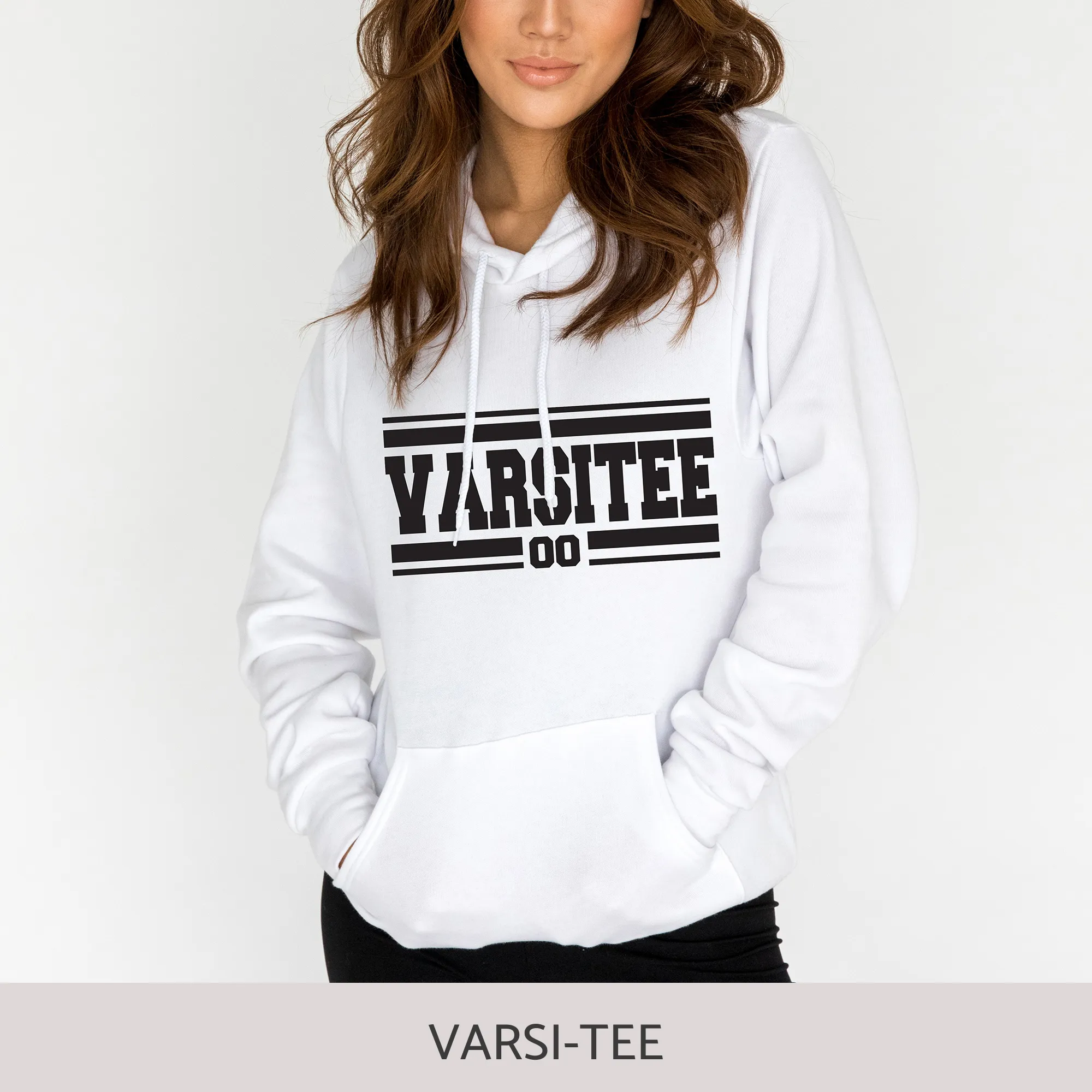 Unisex Hoodie in White