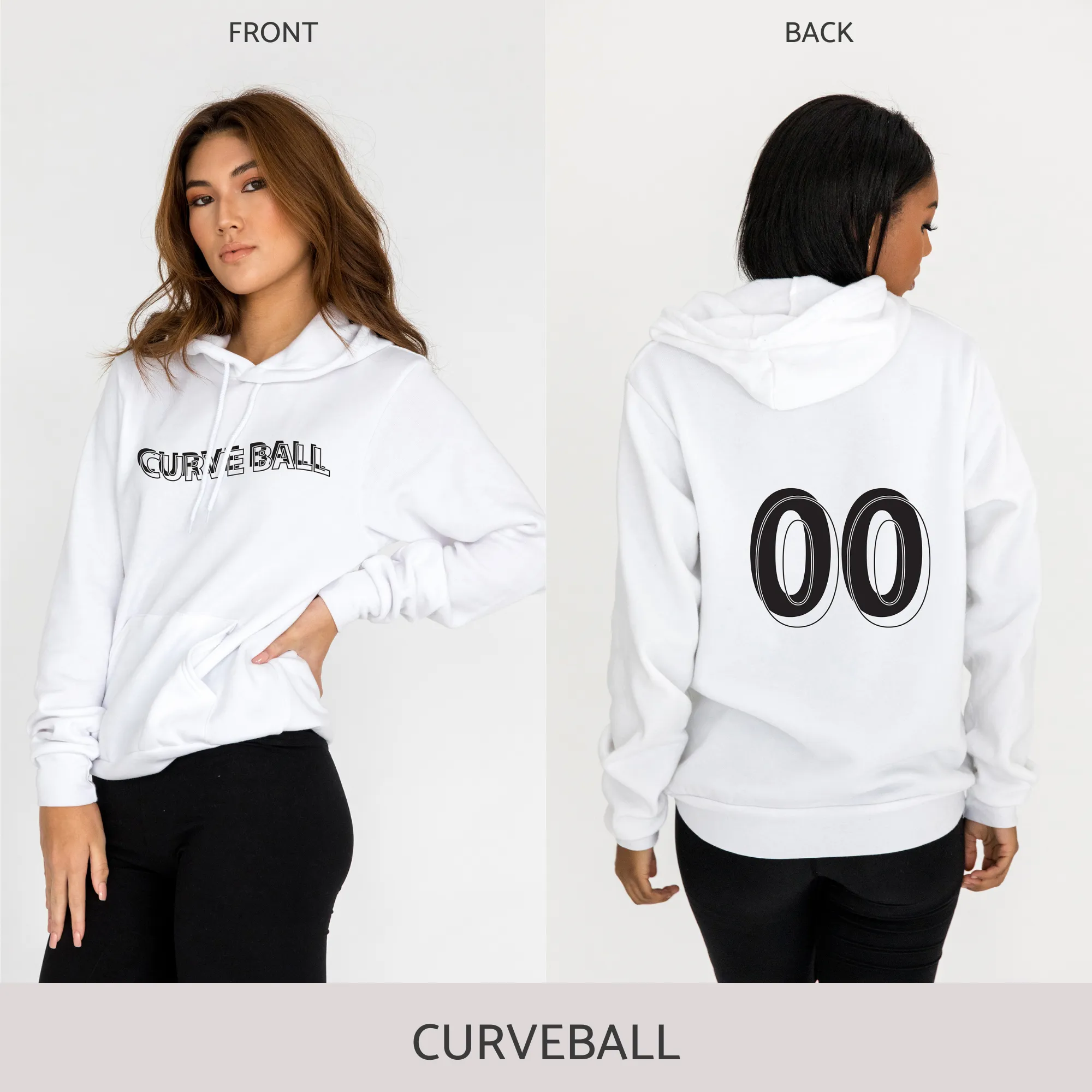 Unisex Hoodie in White
