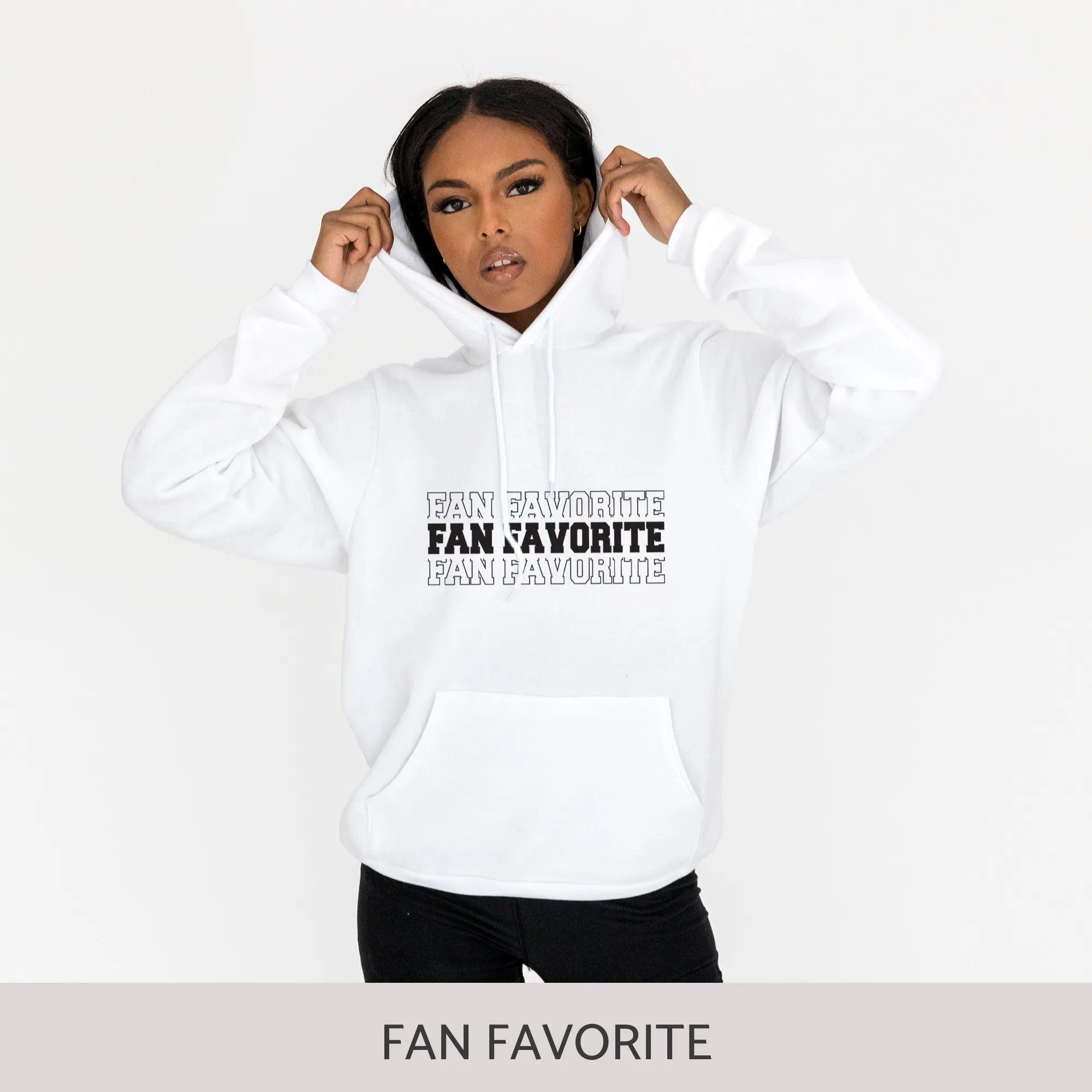 Unisex Hoodie in White