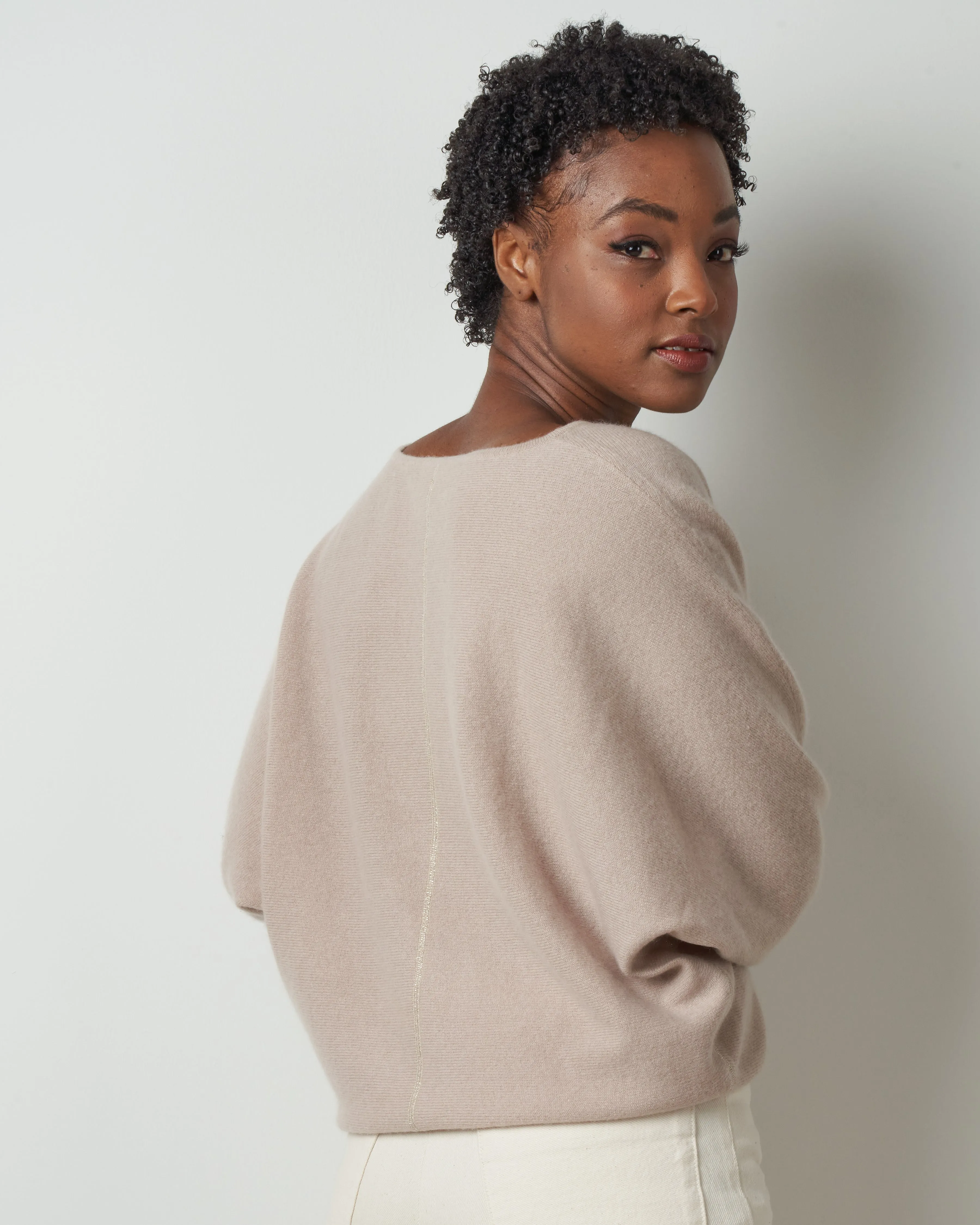 v-neck dolman - dust