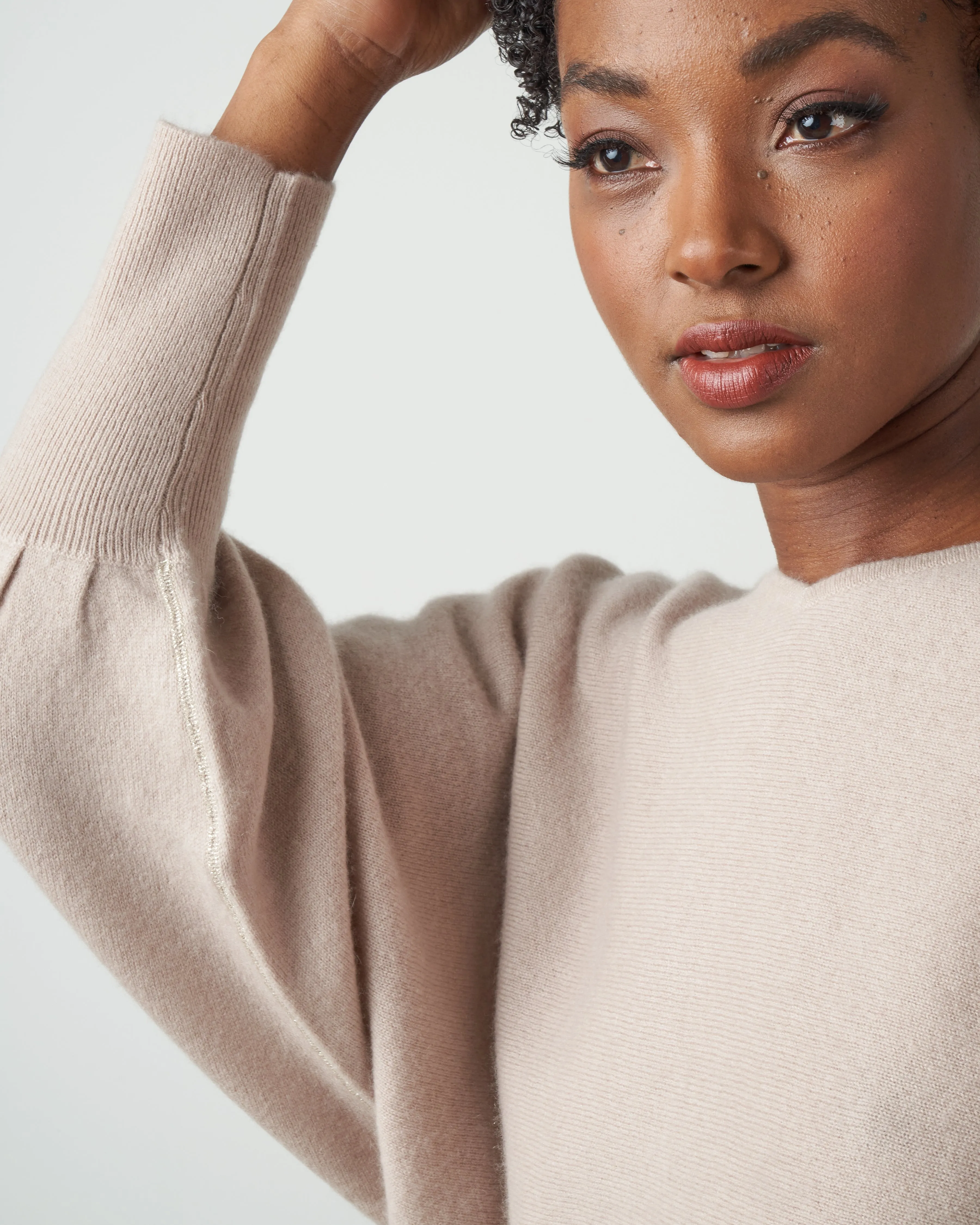 v-neck dolman - dust