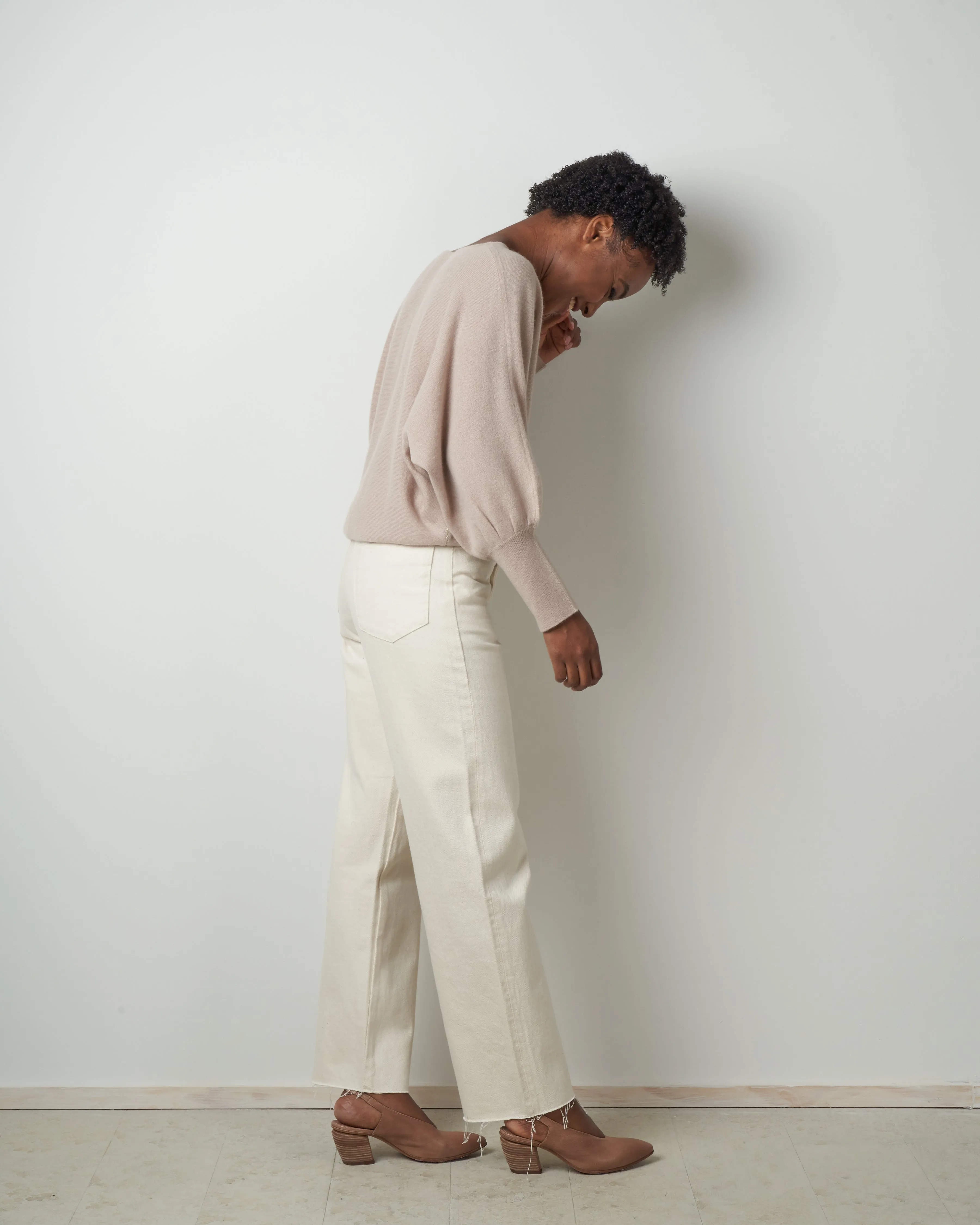 v-neck dolman - dust