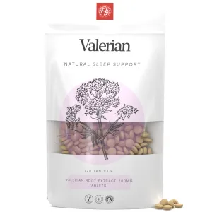Valerian Extract Tablets 200mg - High Strength Vegan - 1 Year Supply - 20% DISCOUNT