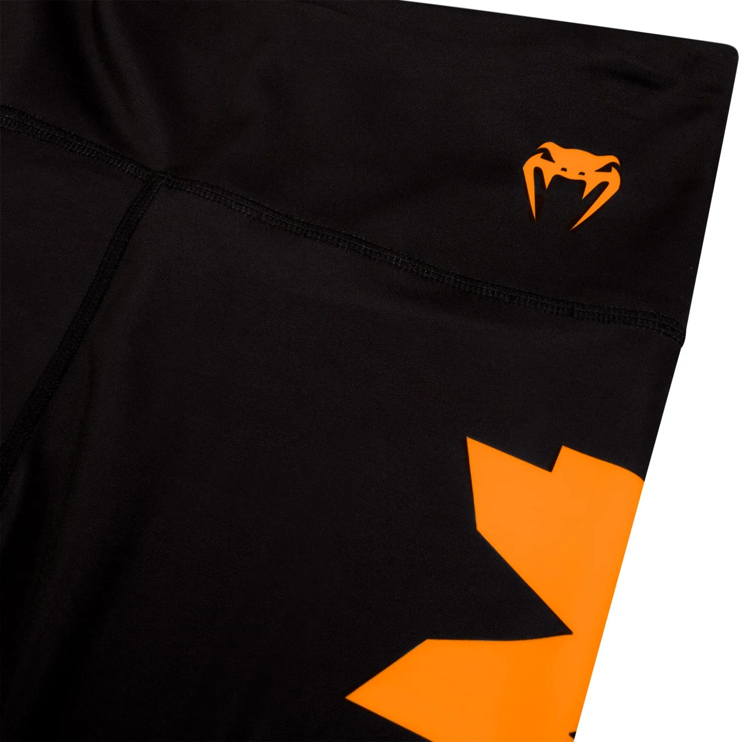 Venum Giant Cropped Leggings - Black/Orange