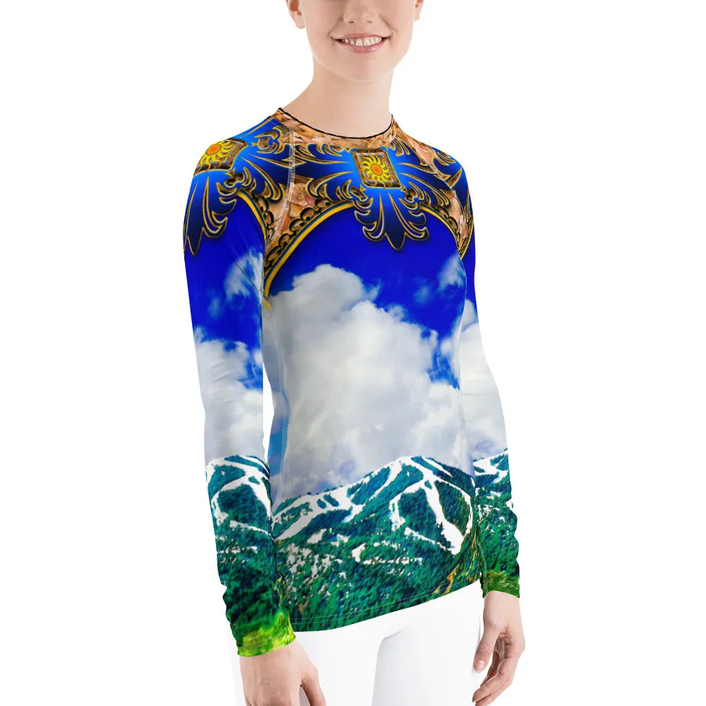Versace Does Baldy Women's Long Sleeve Top