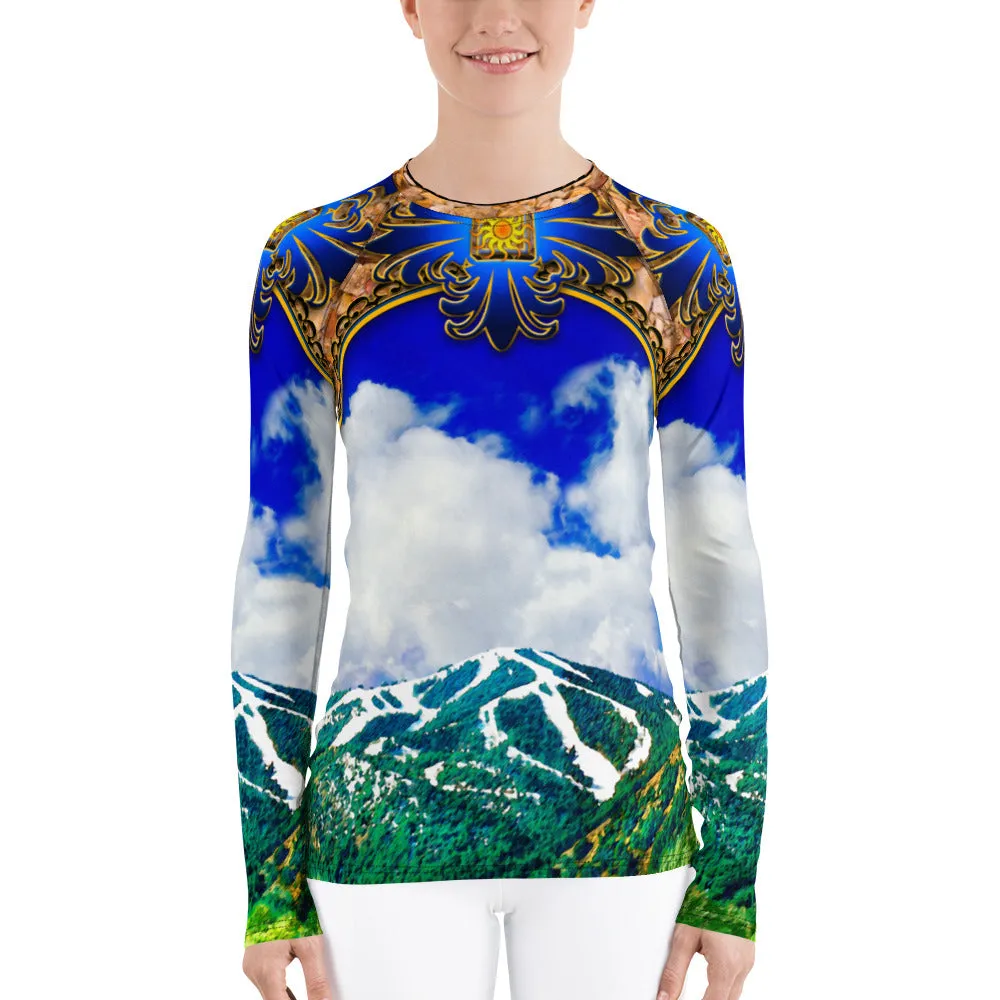 Versace Does Baldy Women's Long Sleeve Top